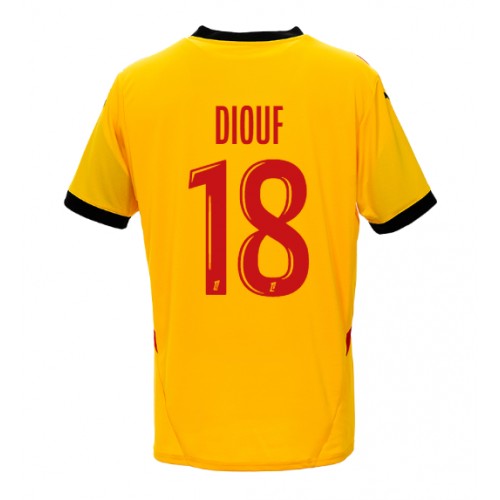 Moški Nogometni dresi RC Lens Andy Diouf #18 Domači 2024-25 Kratek Rokav